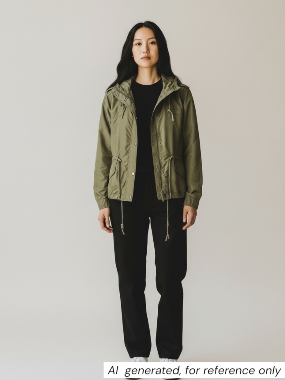#071 - BRANDY MELVILLE - UTILITY JACKET // PTP - 21.5 / L - 21.5